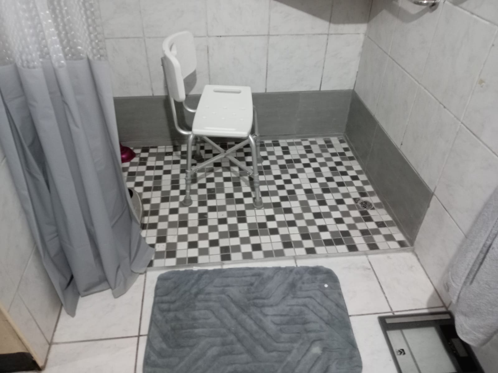 Walk-in accessible shower